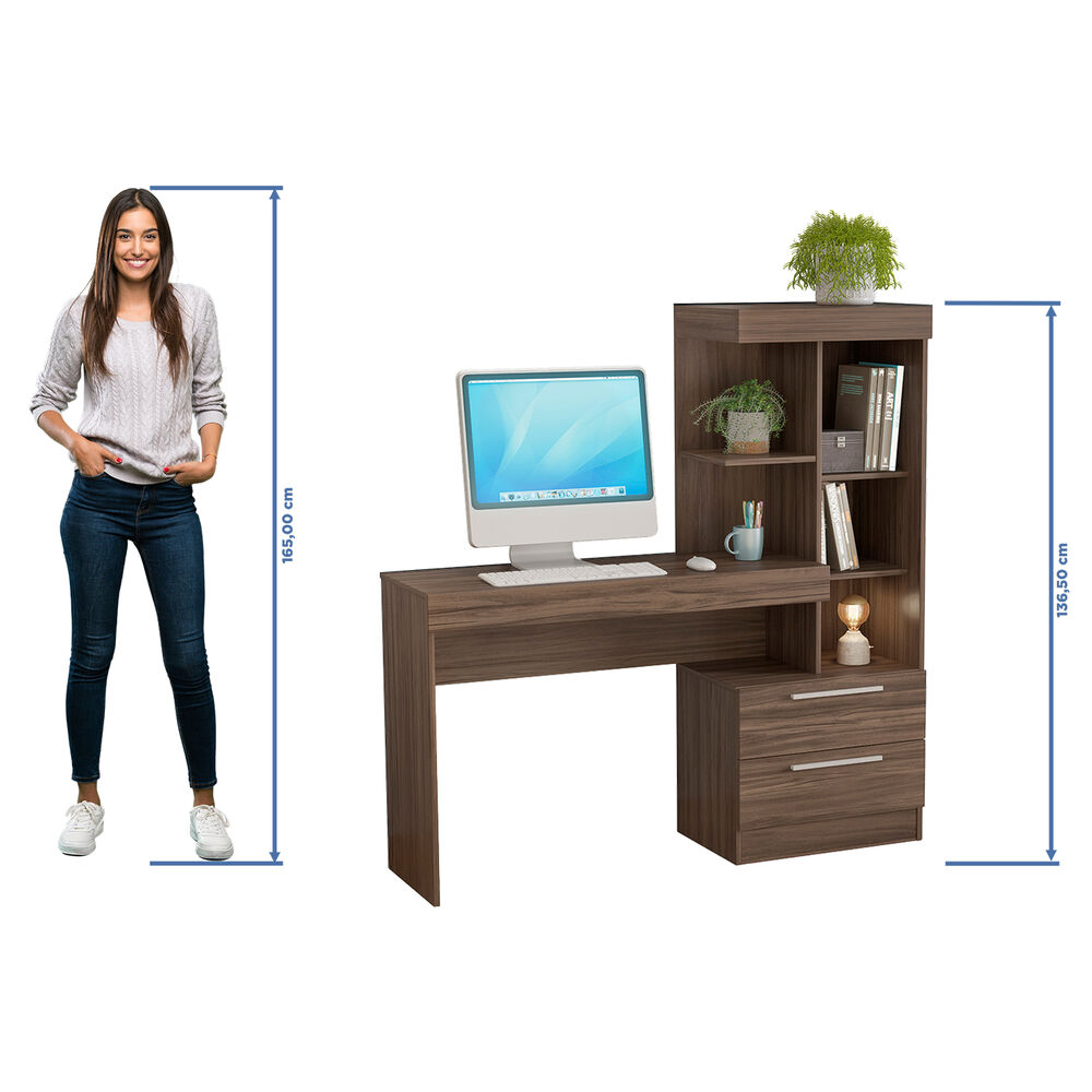 Escritorio Casaideal Doha / 2 Cajones image number 2.0